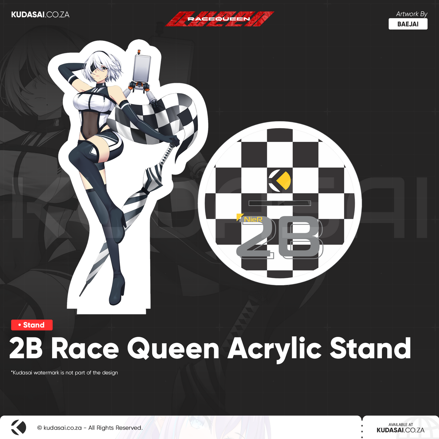 2B Racequeen Acrylic Stand