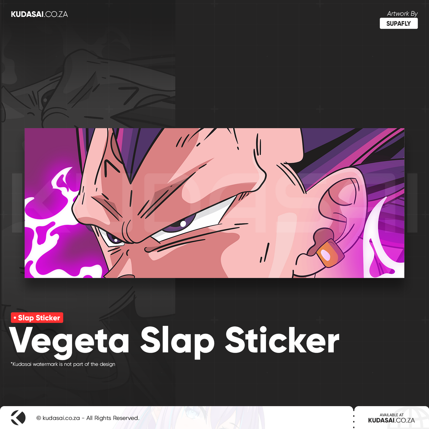 Vegeta Slap Sticker