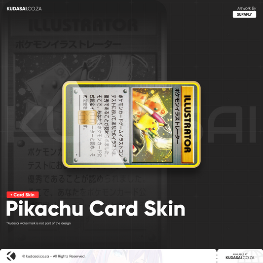 Pikachu Illustrator Holo Card Skin