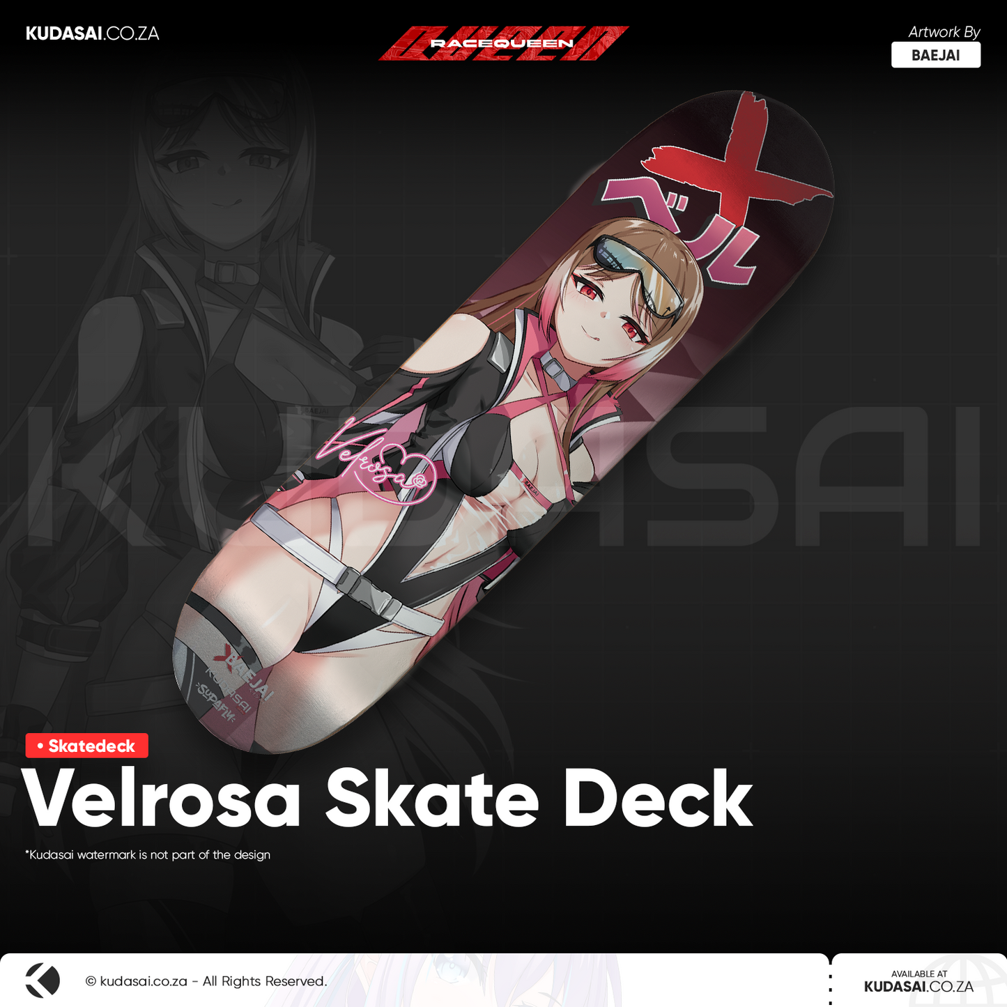 Racequeen Velrosa Skate Deck