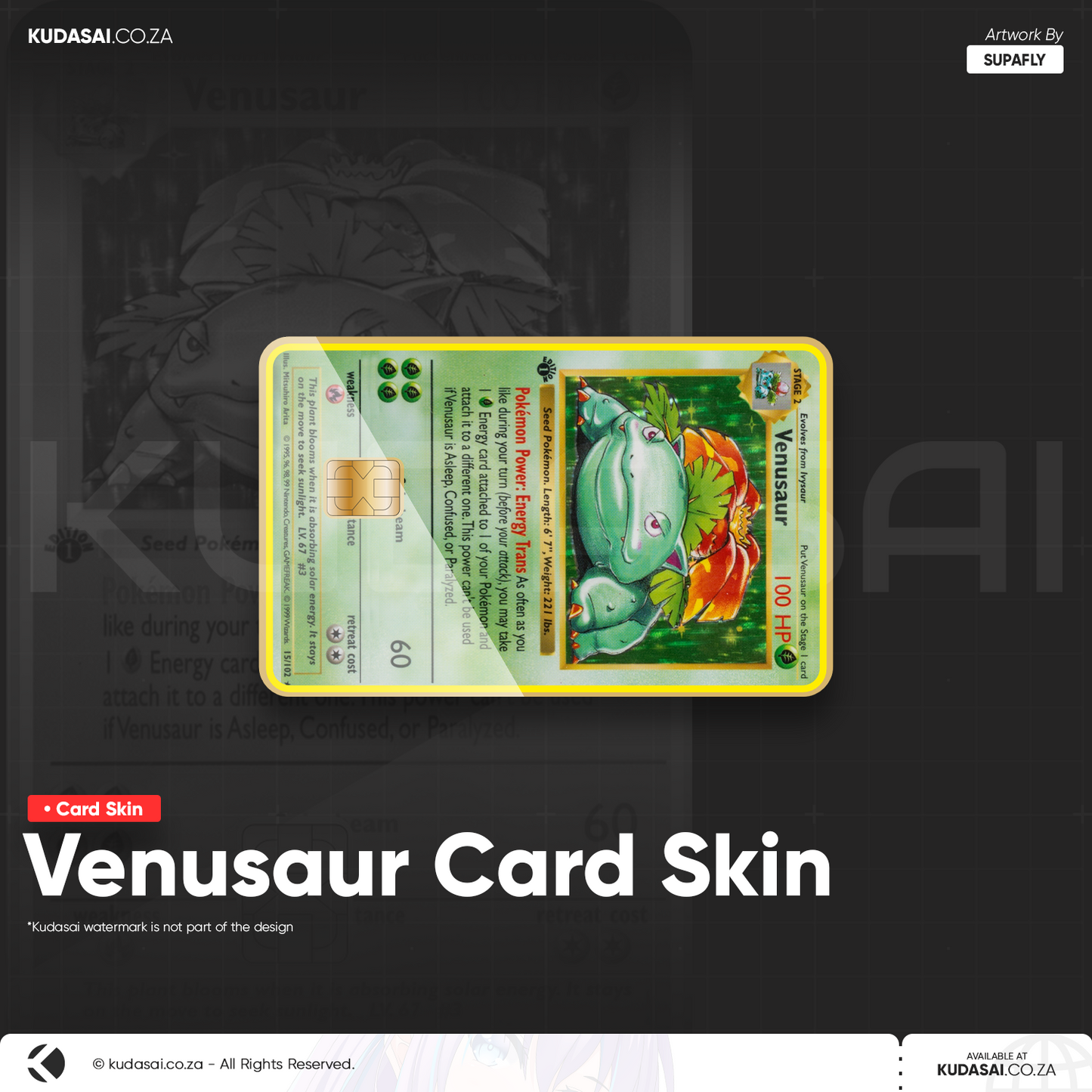 Venusaur Holo Card Skin