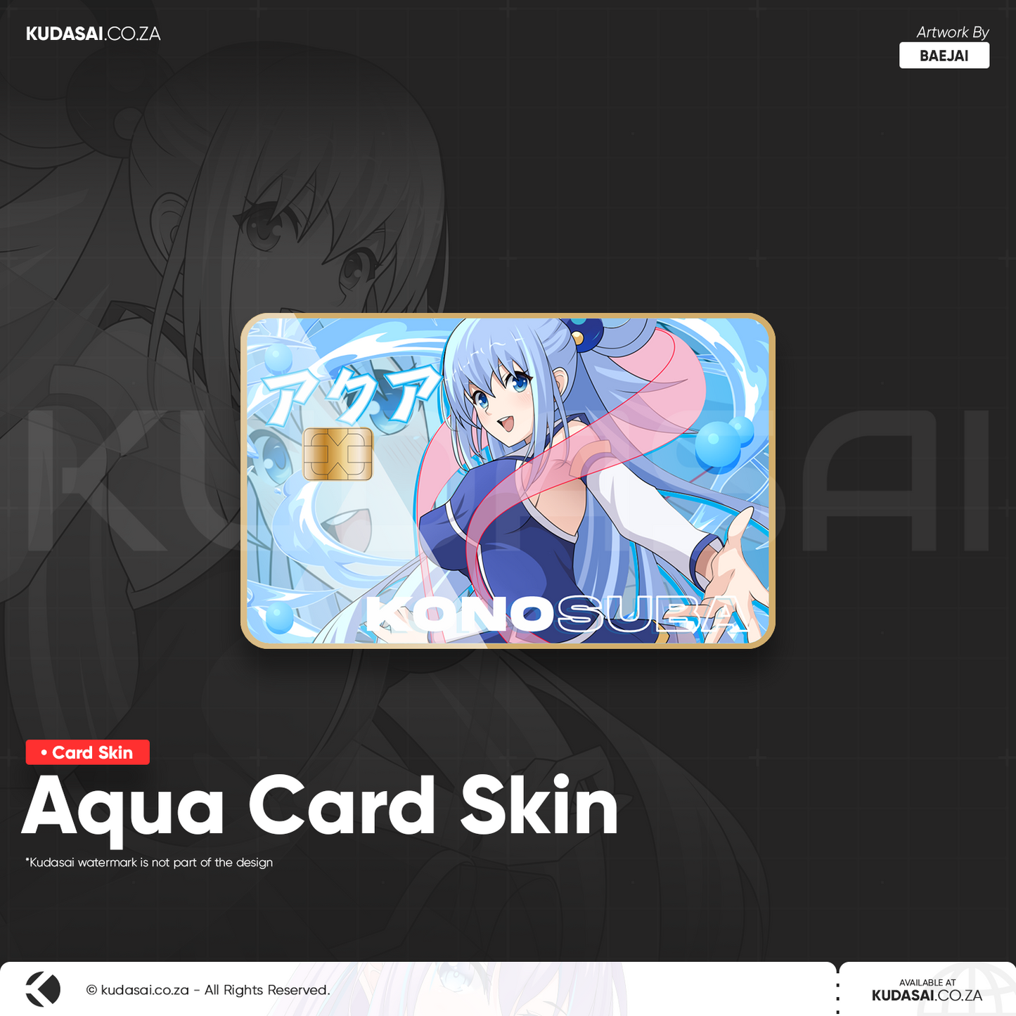 Aqua Card Skin