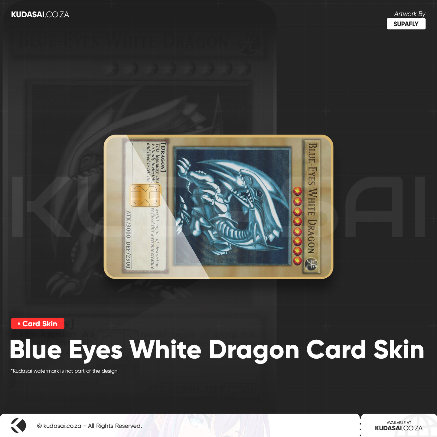 Blue-Eyes White Dragon Holo Card Skin