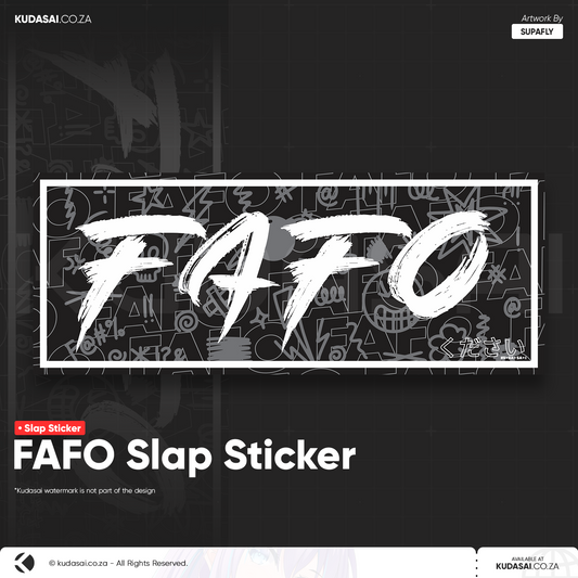 FAFO Slap Sticker