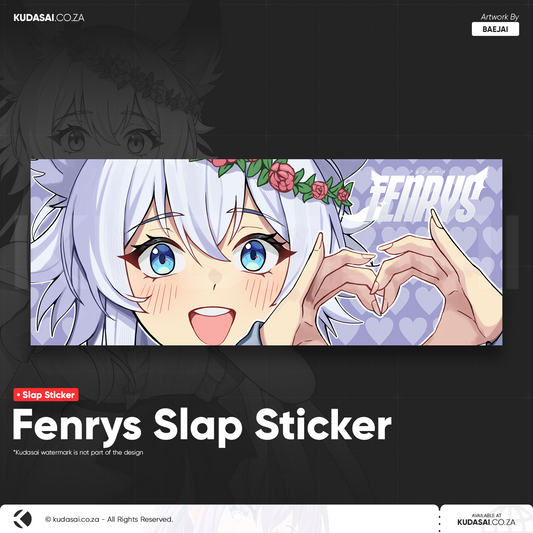 Fenrys Holo Slap Sticker