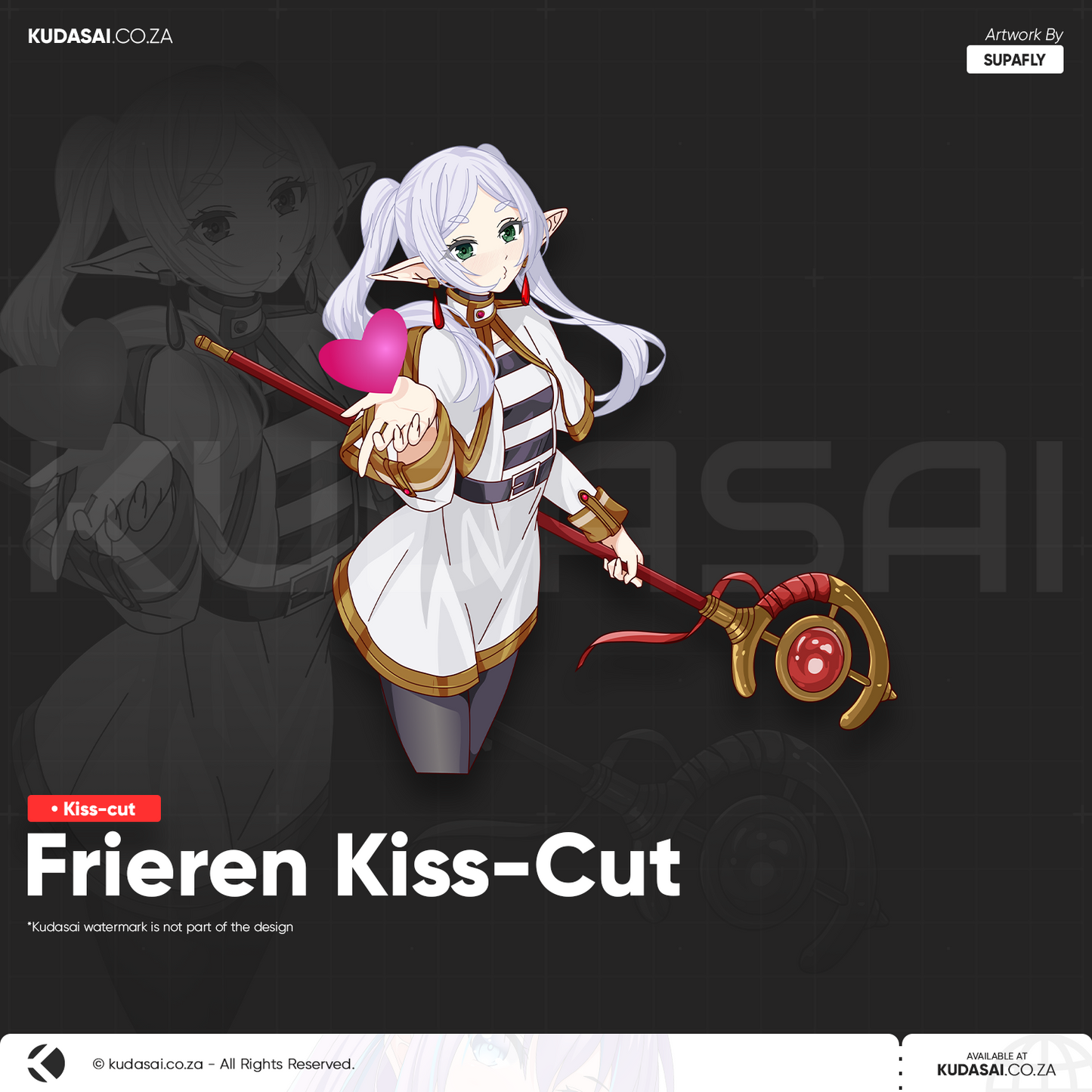 Frieren Kiss Cut