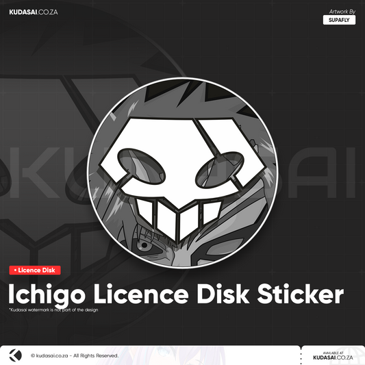 Ichigo Licence Disk Sticker