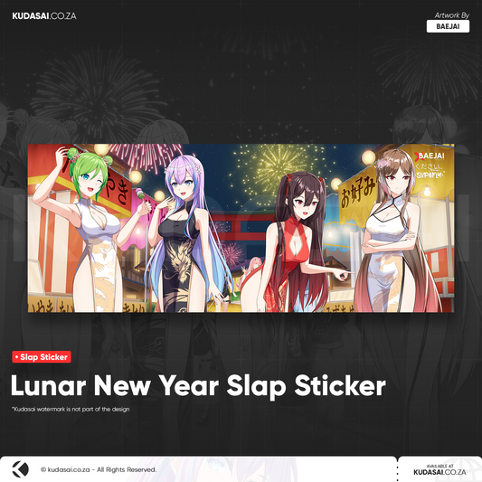 Lunar New Year Holo Slap Sticker