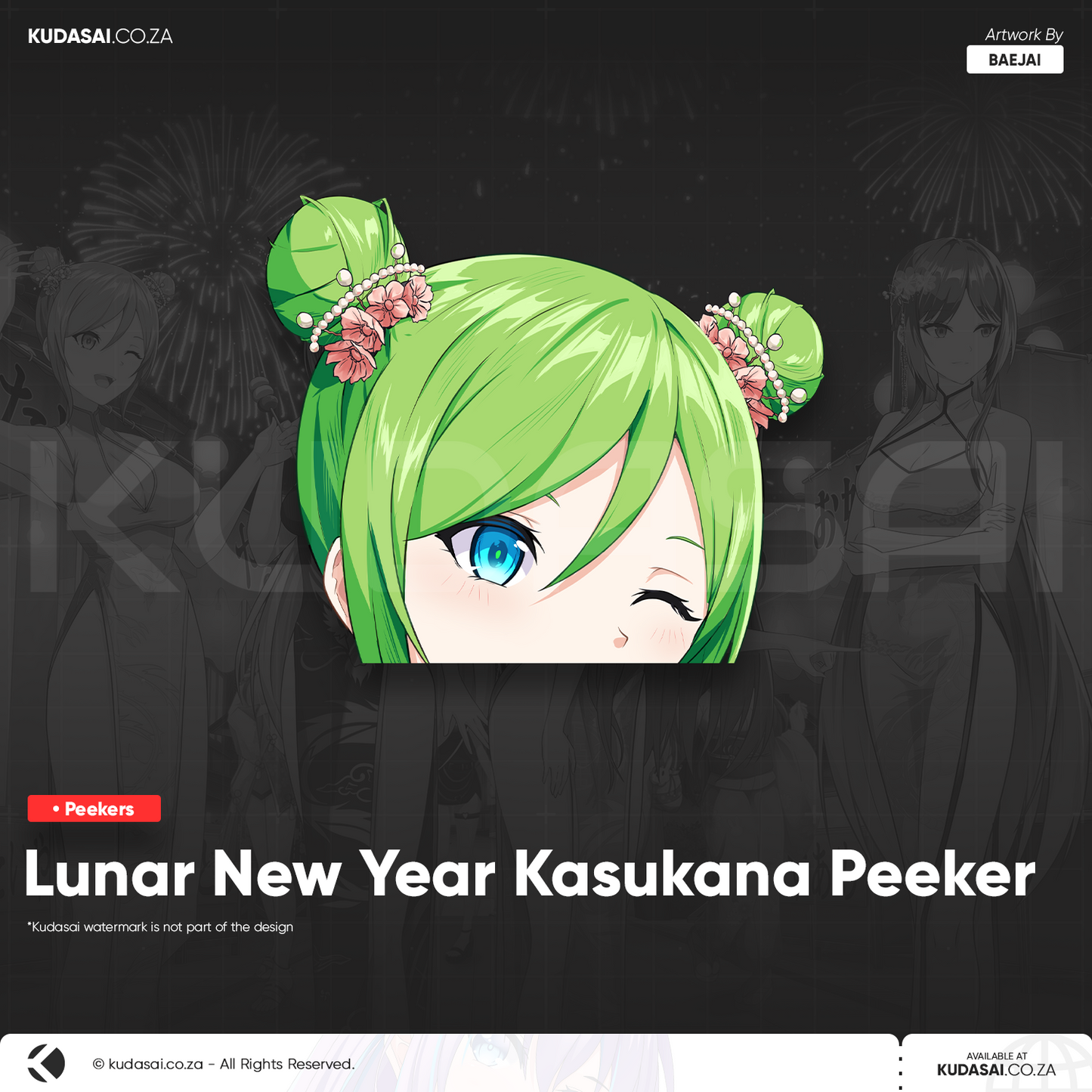 Kasukana Lunar New Year Holo Peeker