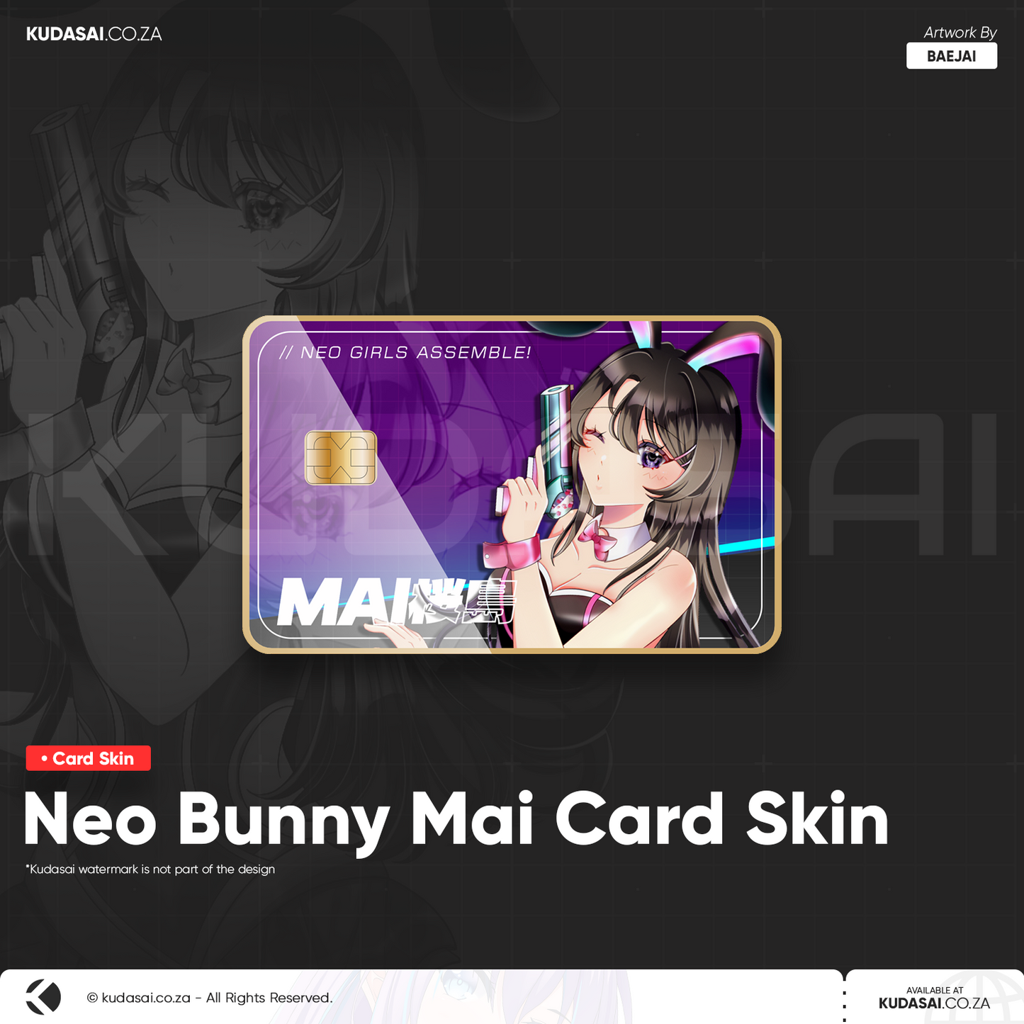 Neo Bunny Mai Card Skin