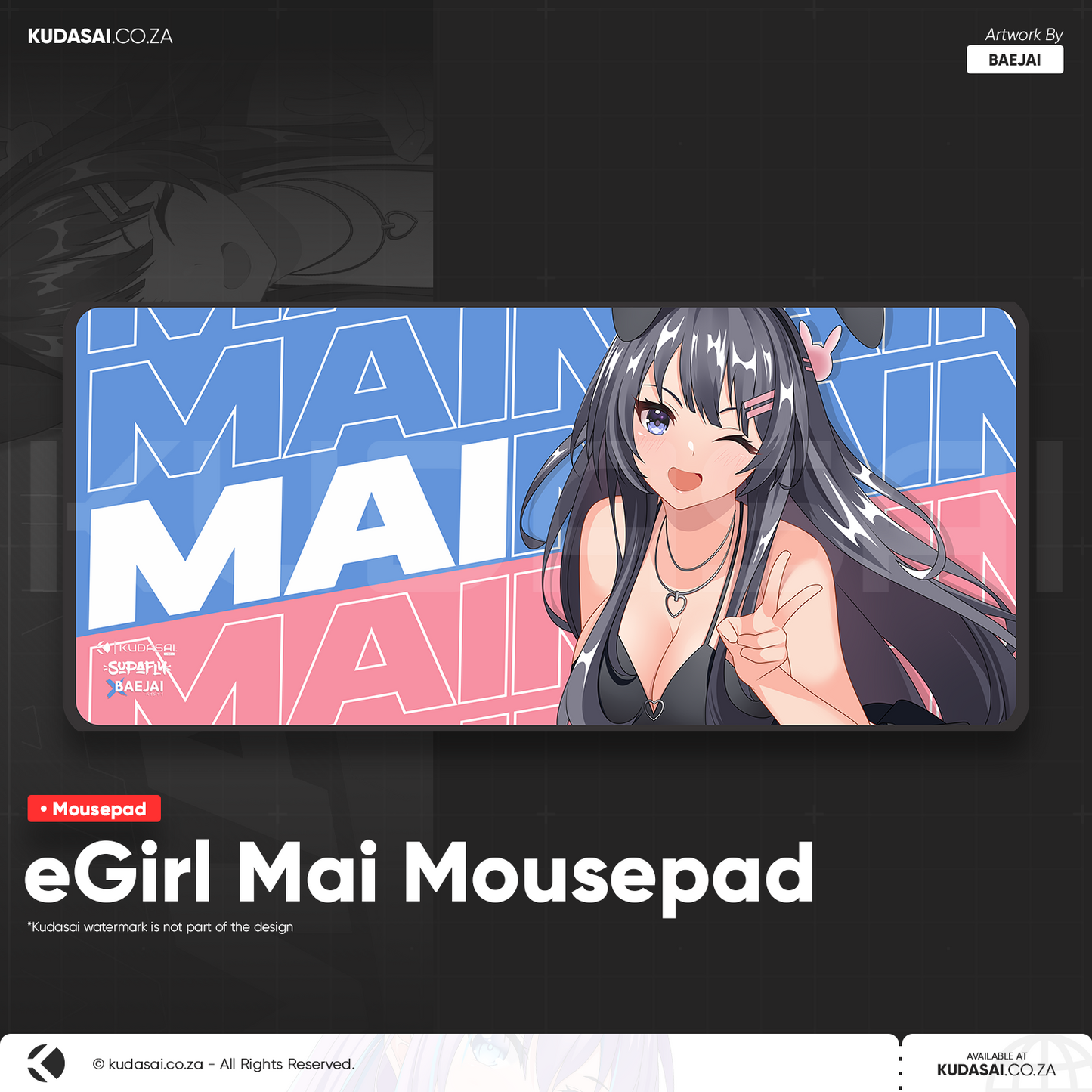 eGirl Mai Mousepad