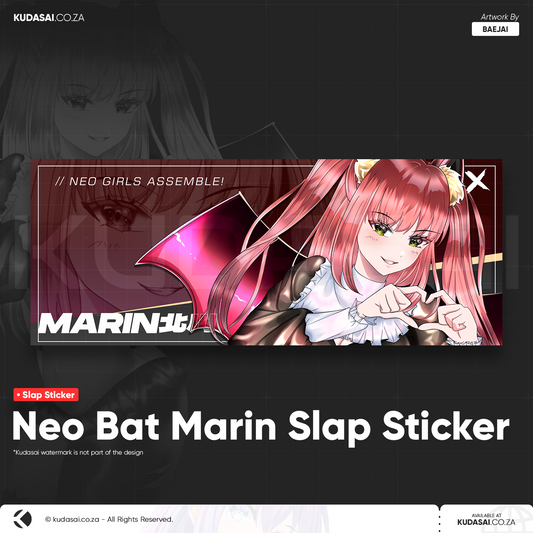 Neo Bat Marin Holo Slap Sticker