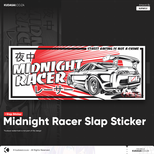 Midnight Racer Slap Sticker