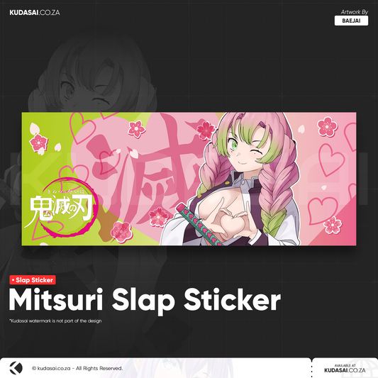 Mitsuri Holo Slap Sticker