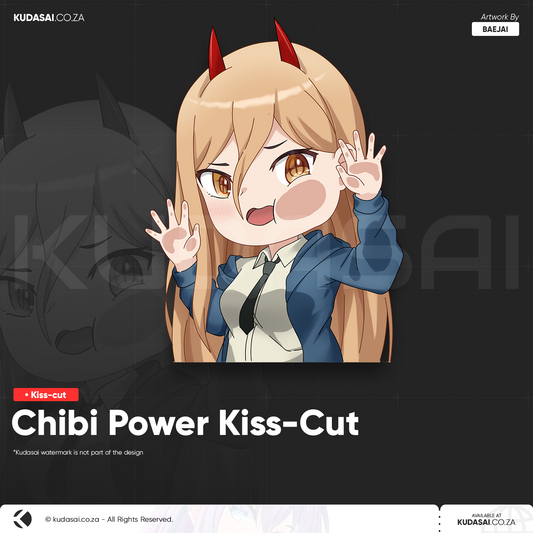 Chibi Power Kiss Cut