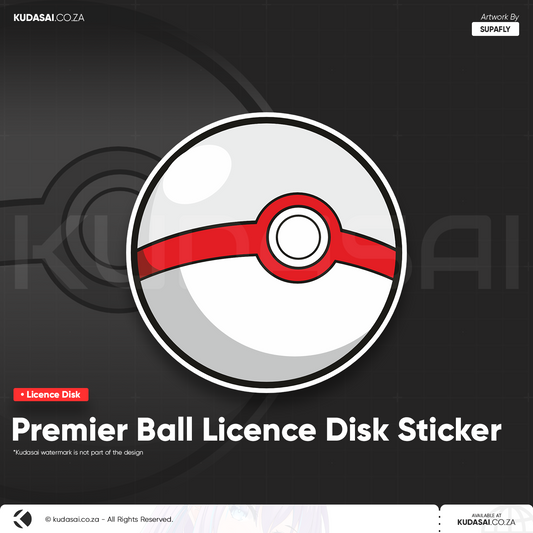 Premier Ball Licence Disk Sticker