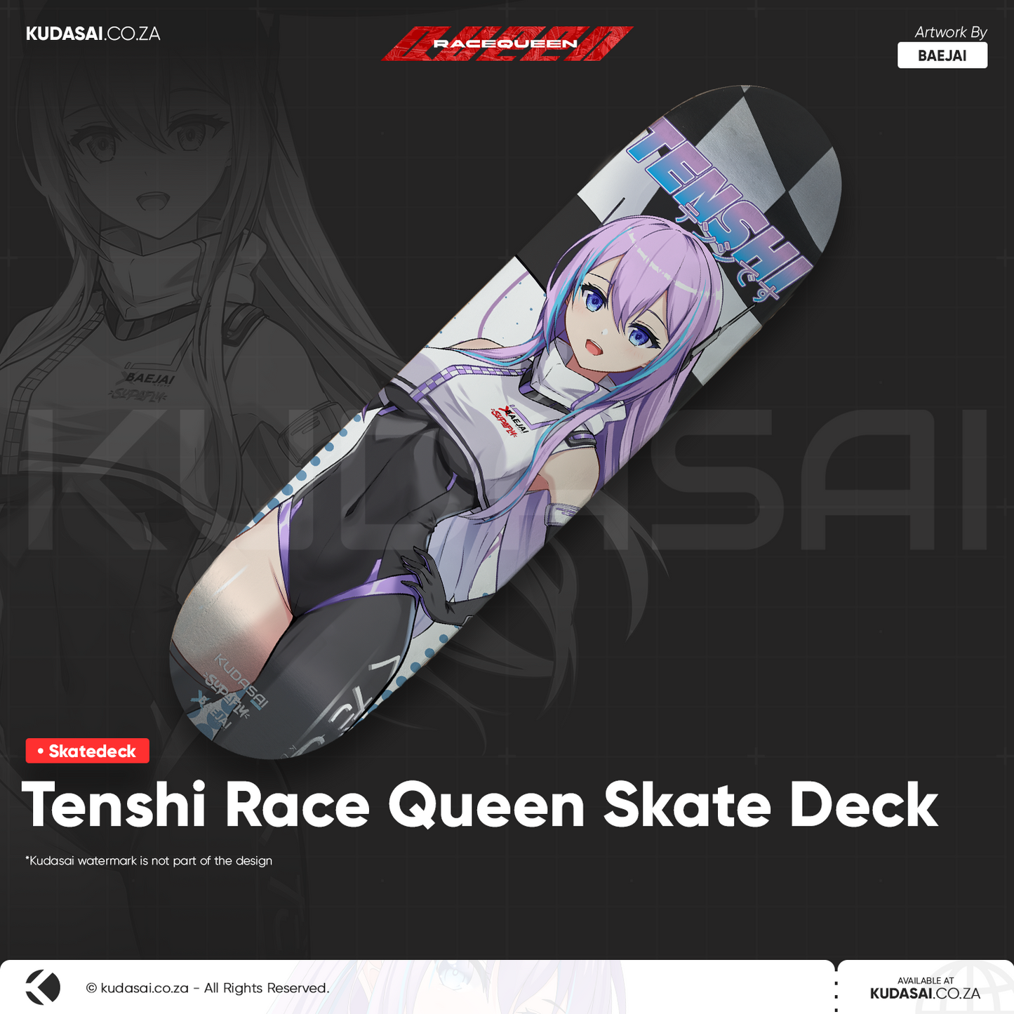 Tenshi Racequeen Skate Deck