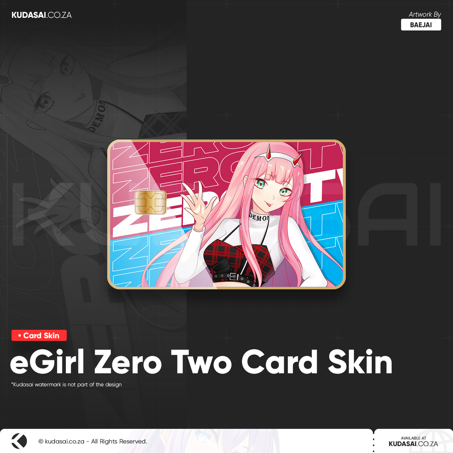 eGirl Zero Two Card Skin