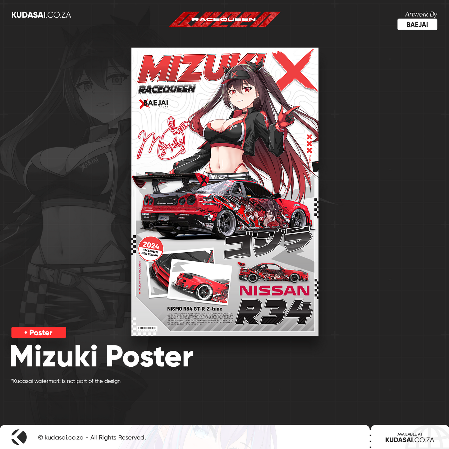 Racequeen Mizuki Poster