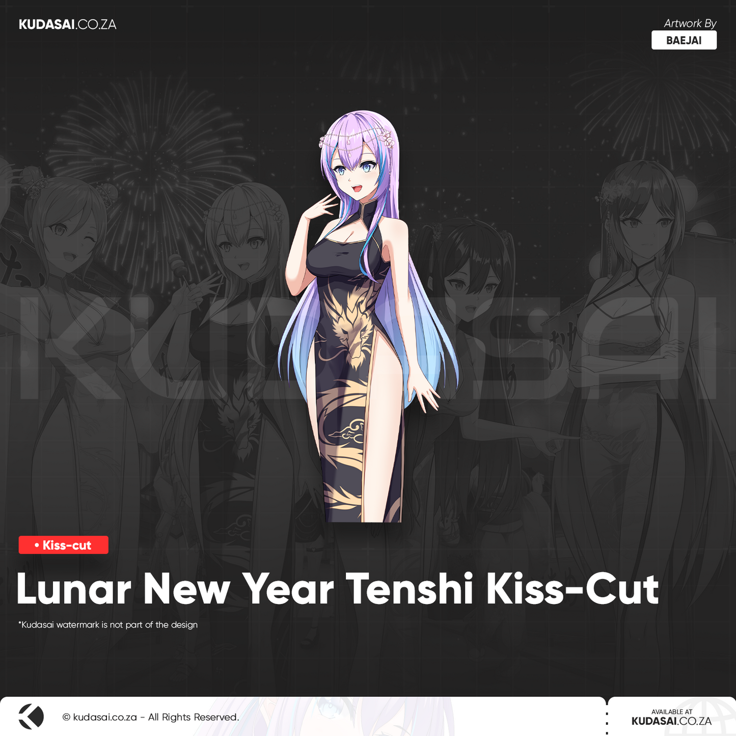 Lunar New Year Tenshi Kiss Cut