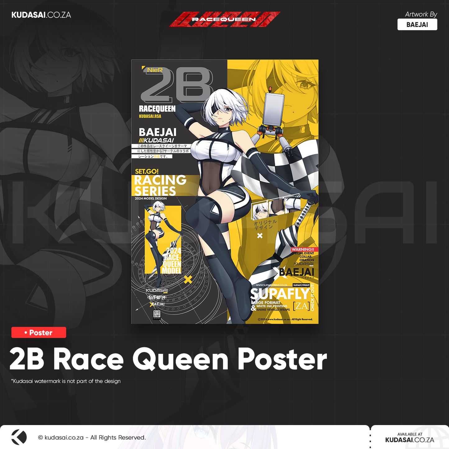 2B Racequeen Poster